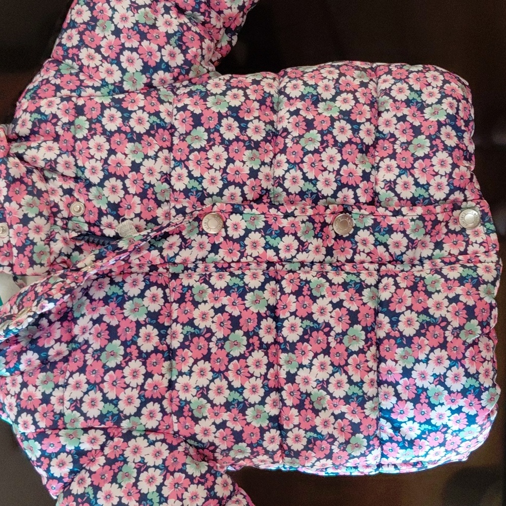 NWOT, Carter's Floral Jacket with Pink and Blue Accents